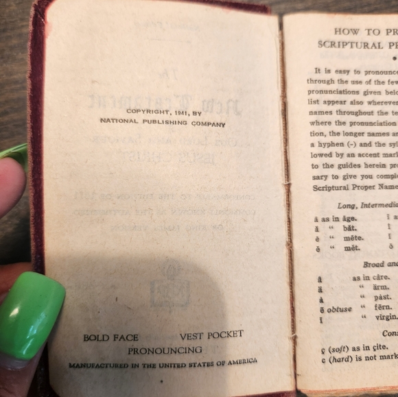 1941 vintage new testament psalms proverbs - Picture 4 of 4